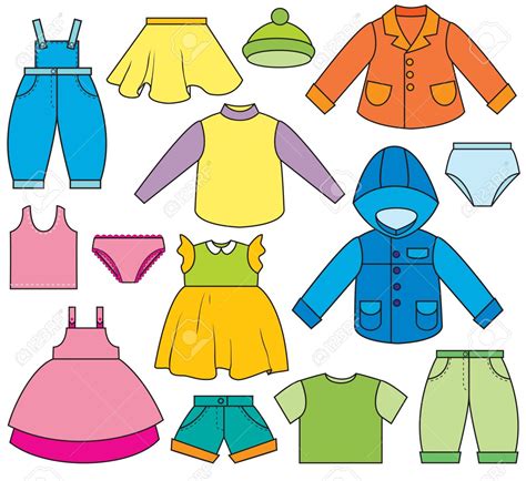 clothes clip art|types of clothes clip art.